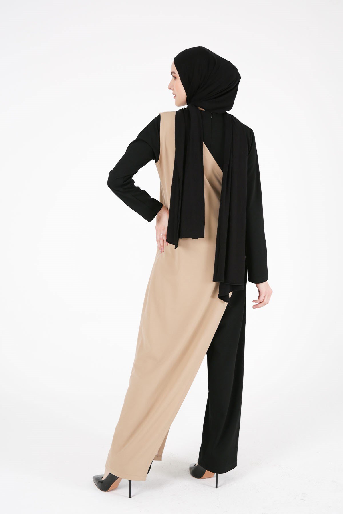 COMBI DY BI-COLOR BLACK&NUDE