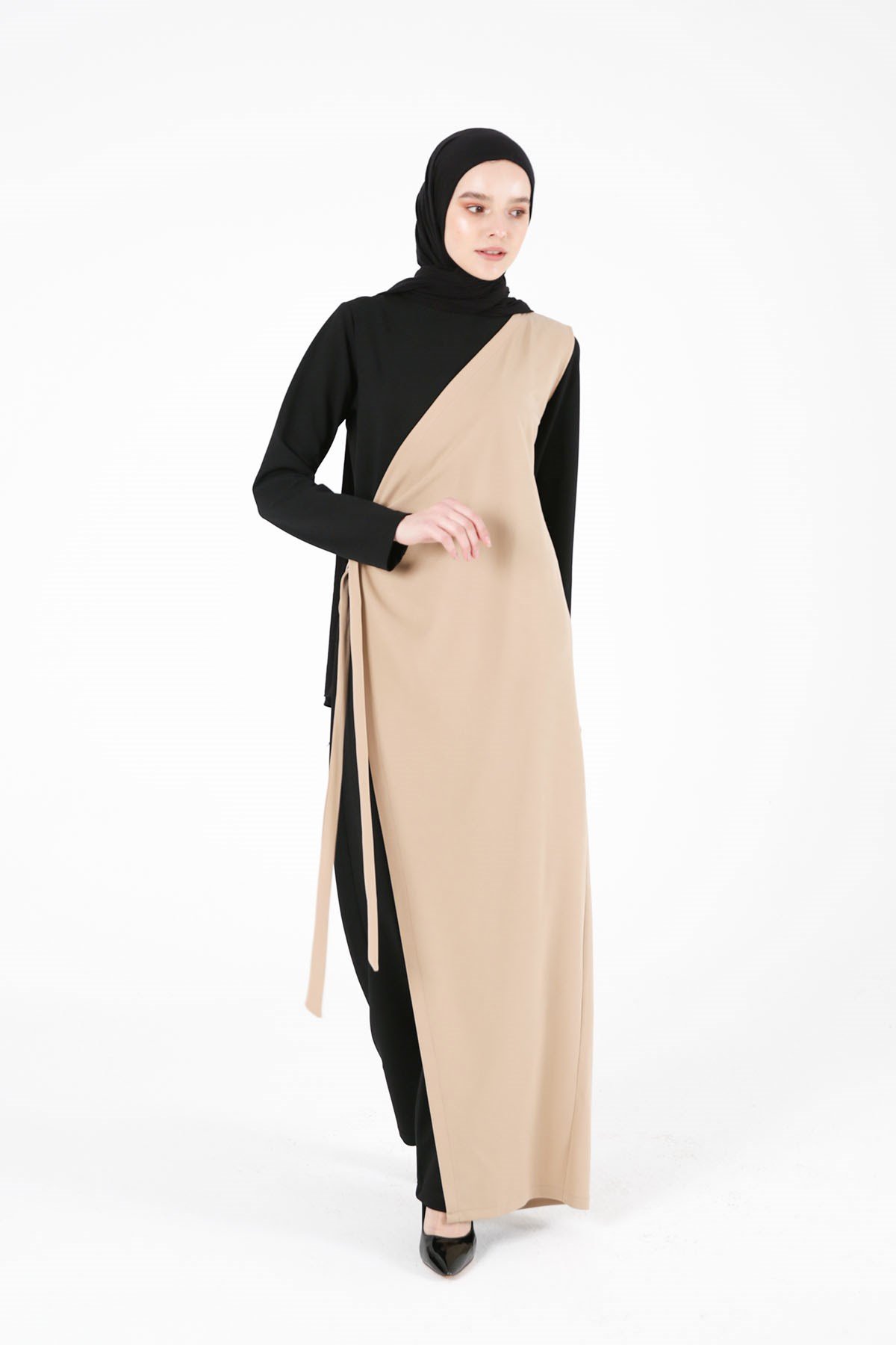 COMBI DY BI-COLOR BLACK&NUDE