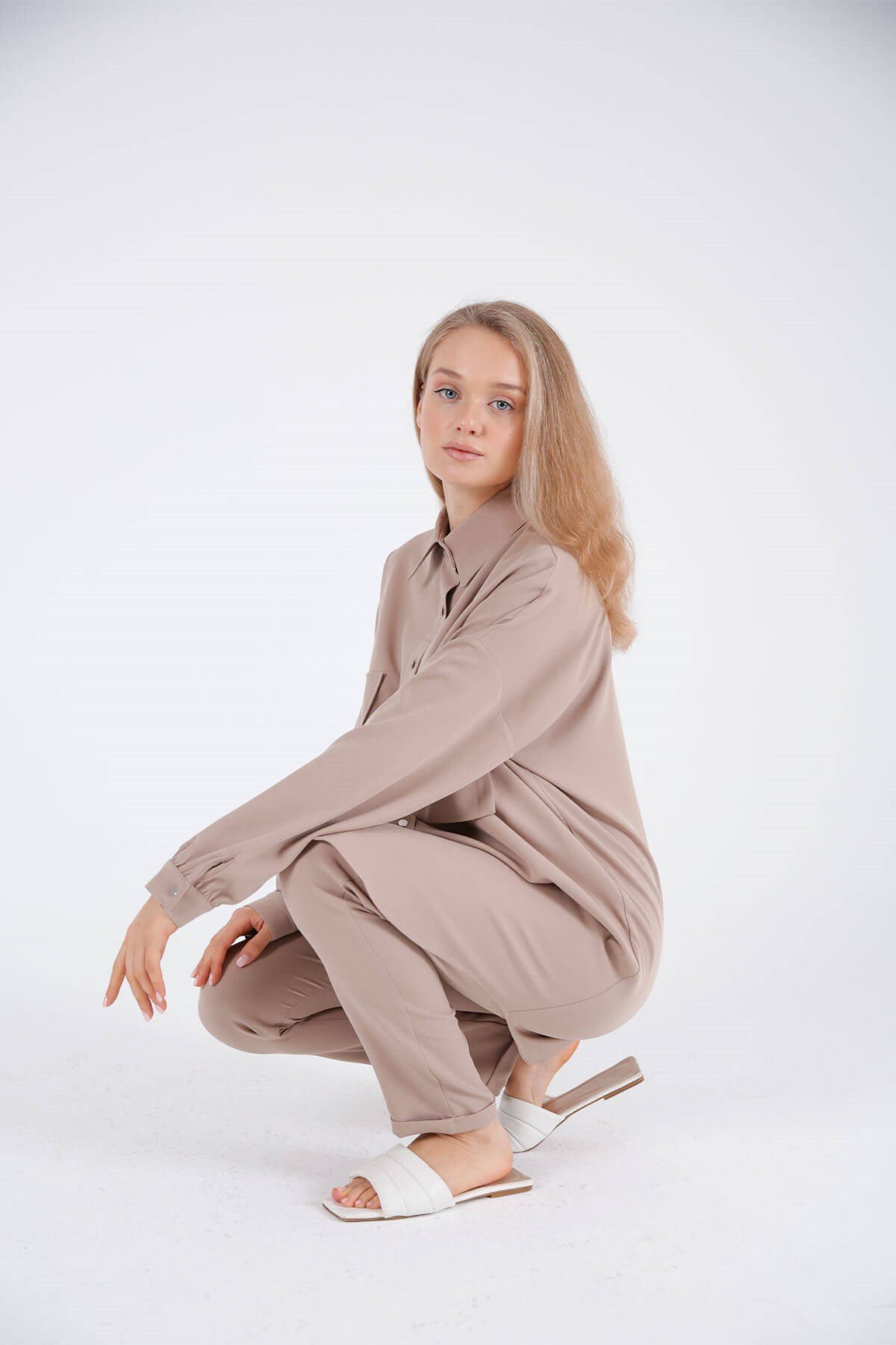 ENSEMBLE 2 PIÈCES TAUPE