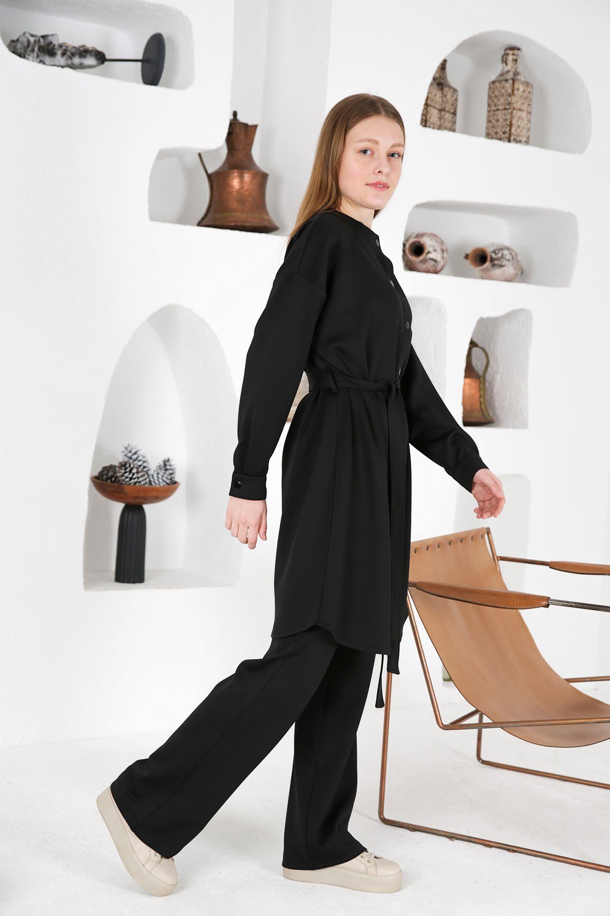 ENSEMBLE CHIC DÉCONTRACTÉ NOIR