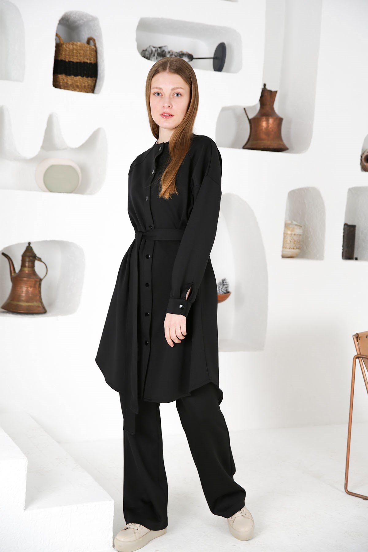 ENSEMBLE CHIC DÉCONTRACTÉ NOIR