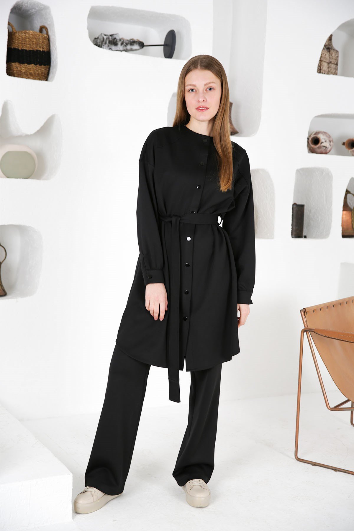 ENSEMBLE CHIC DÉCONTRACTÉ NOIR
