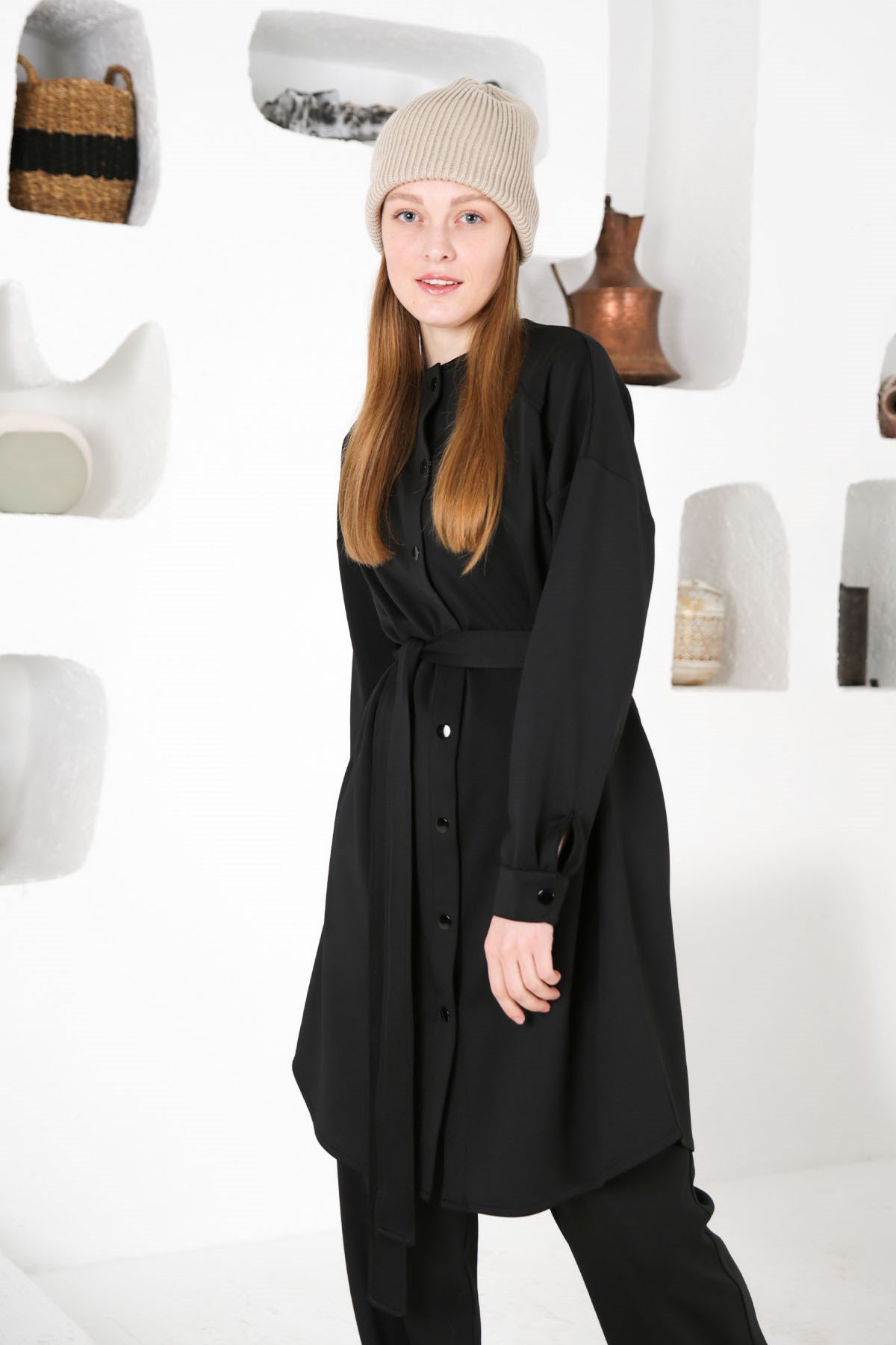 ENSEMBLE CHIC DÉCONTRACTÉ NOIR