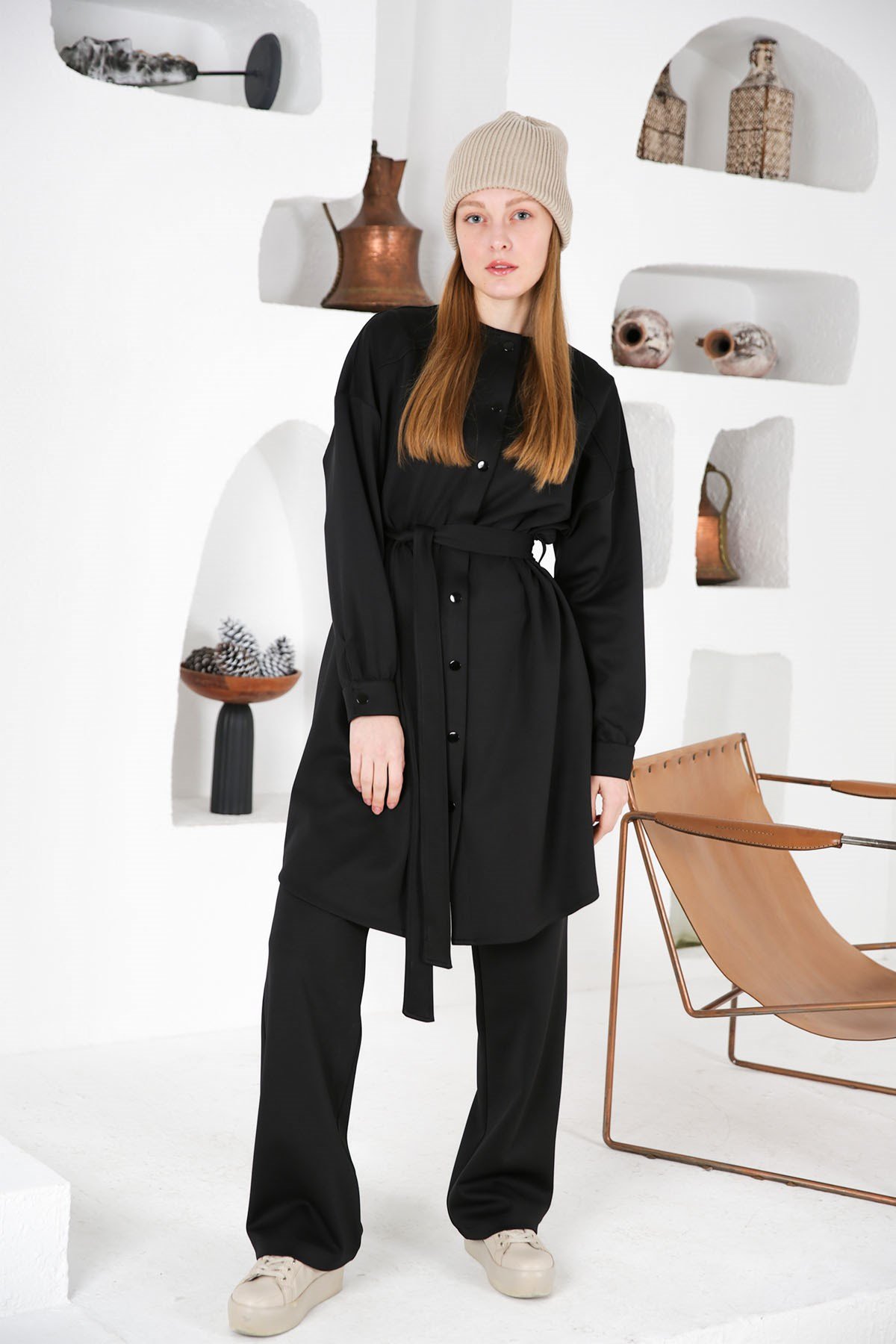 ENSEMBLE CHIC DÉCONTRACTÉ NOIR
