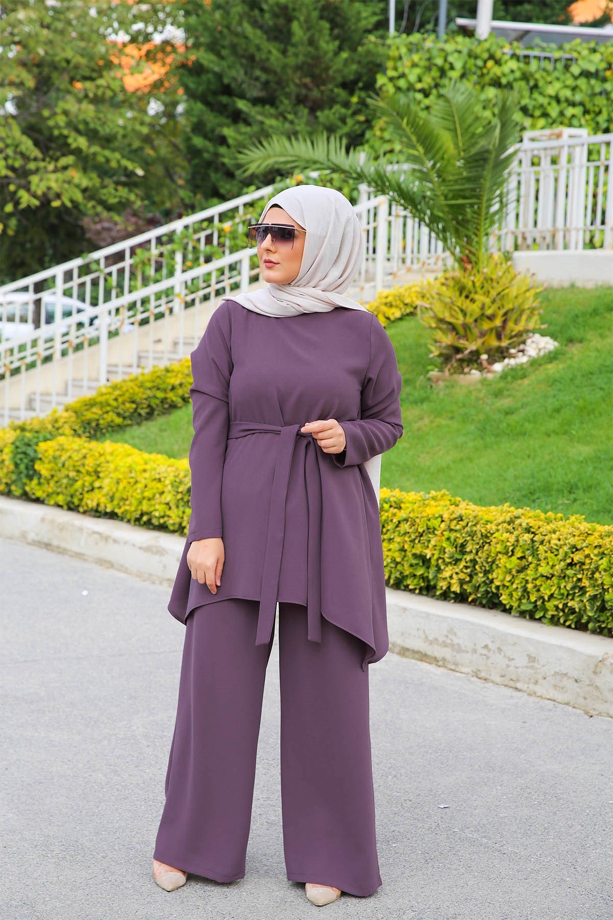 ENSEMBLE MODESTY MAUVE