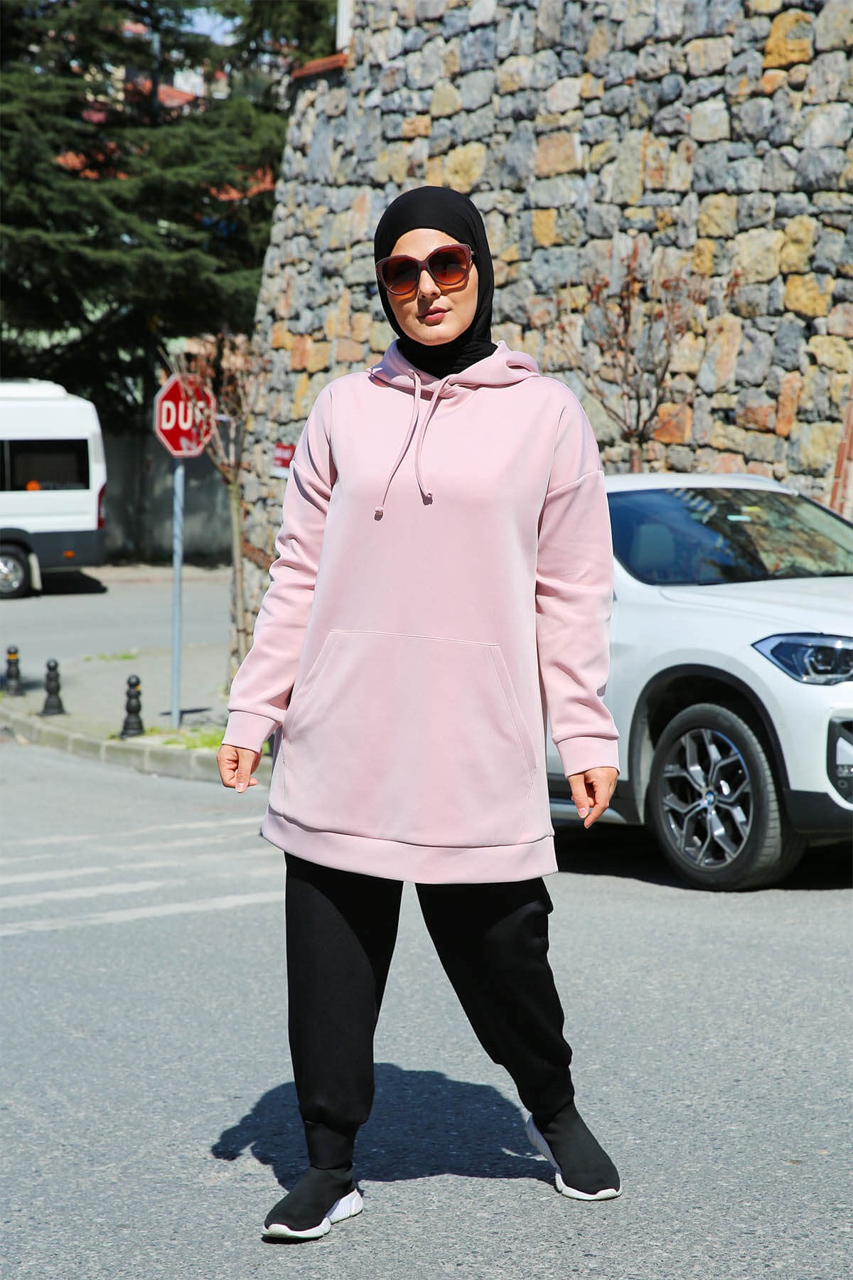 PANTALON SPORT CHIC NOIR