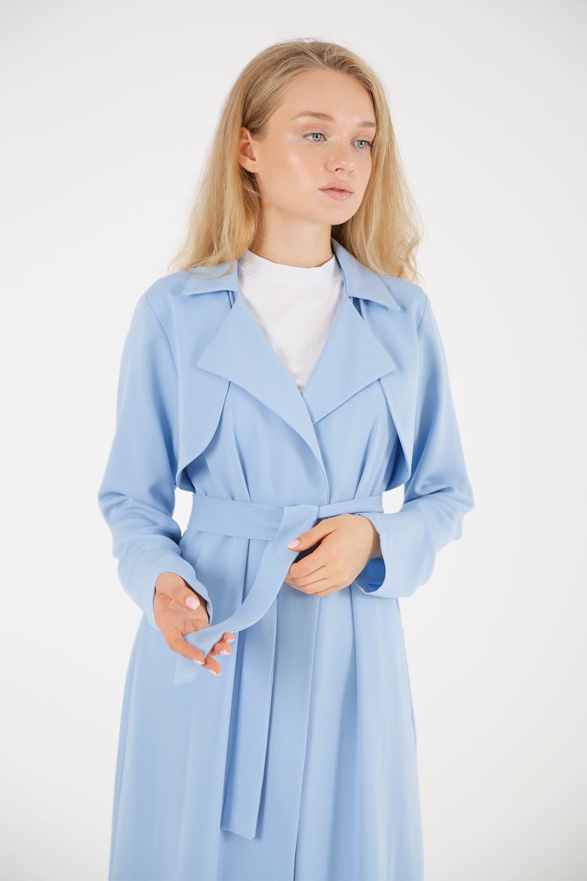 TRENCH DY BLEU PASTEL