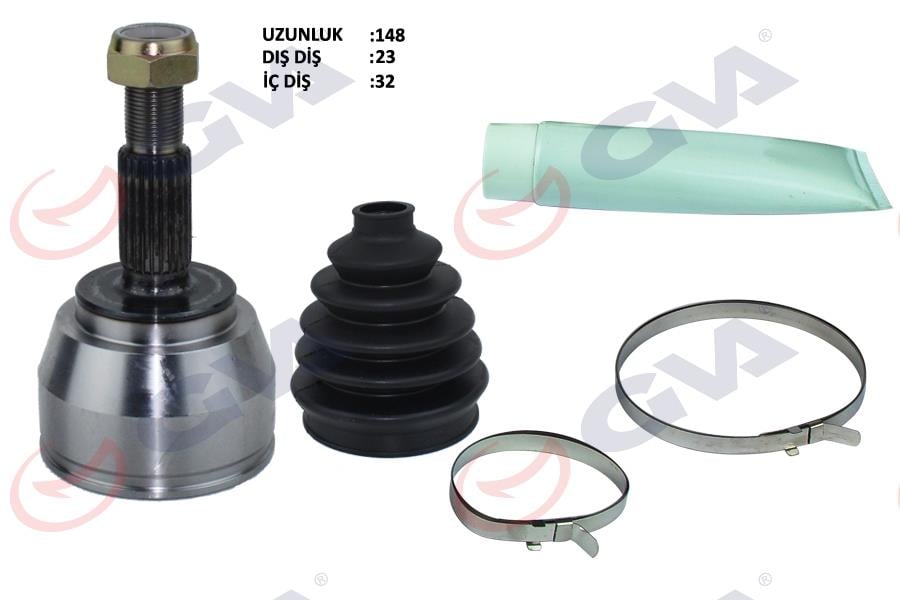 GVAAks Kafası Dış Ön Laguna I 1.6 16V 93-01 23X32x56.3 147.5MmGVA 4418020K