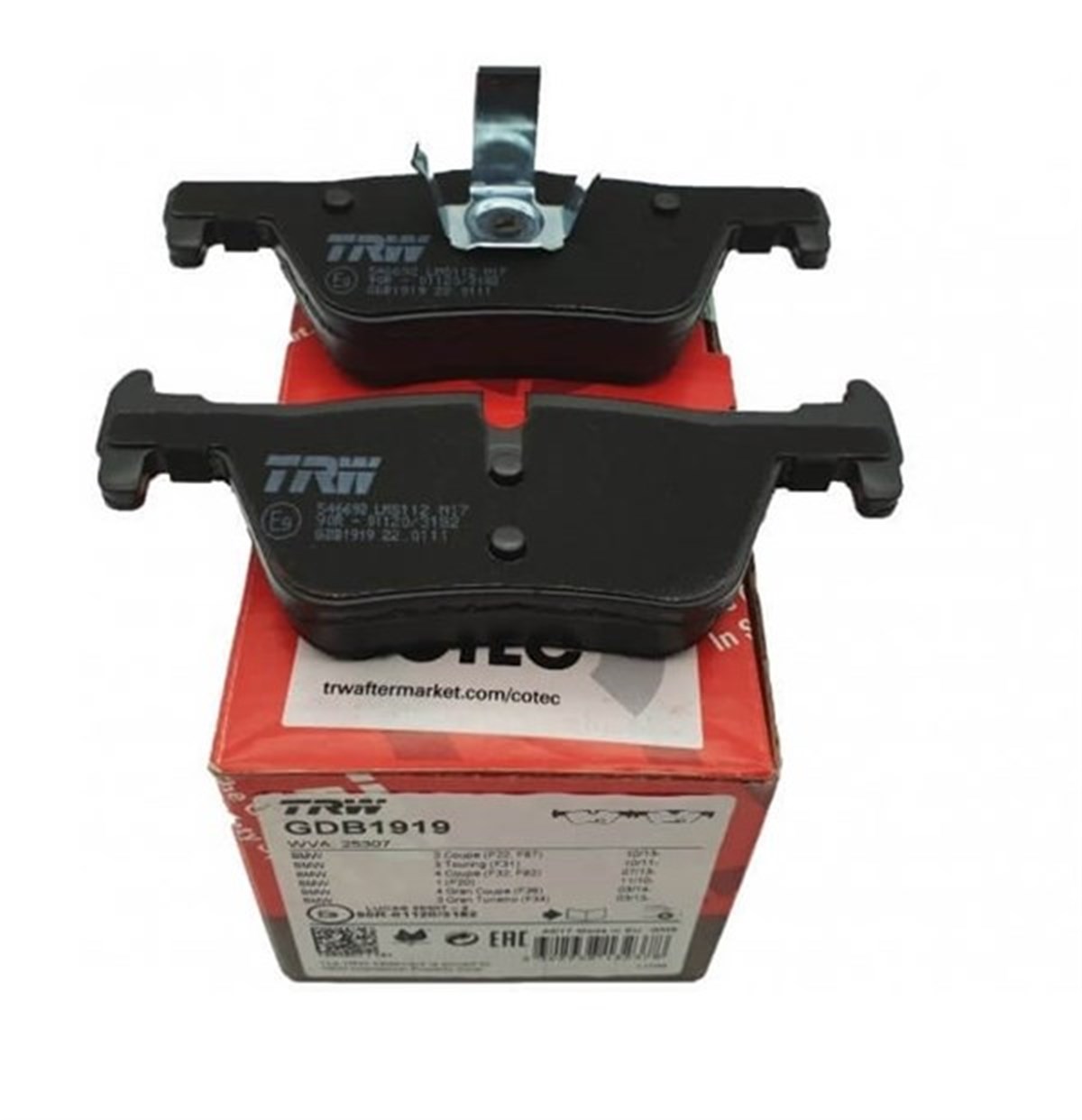 Bmw 1 Serisi F20 Kasa Arka Fren Balata Takımı TRW Marka 34216873093