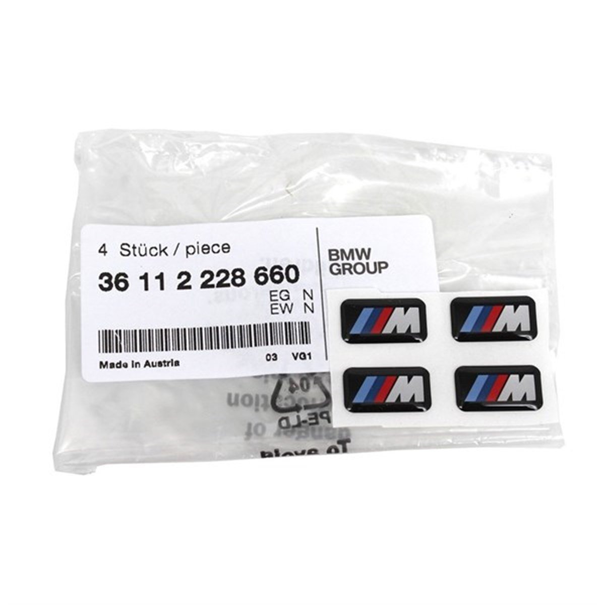 Bmw 1 Serisi F20 Kasa Jant M Amblemi Takım Orjinal 36112228660