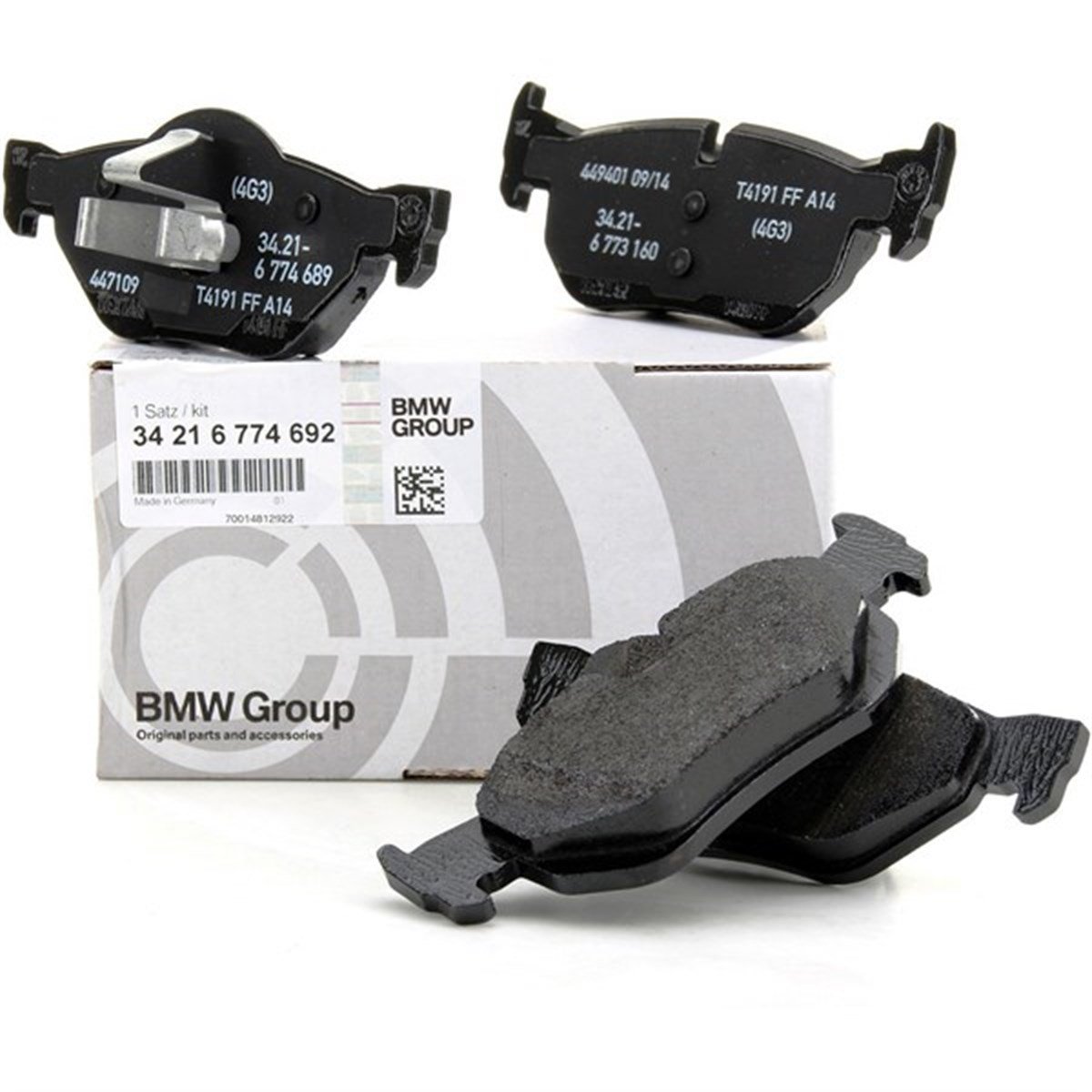 Bmw 3 Serisi E90 Kasa 320i Arka Fren Balata Takımı Orjinal 34216774692