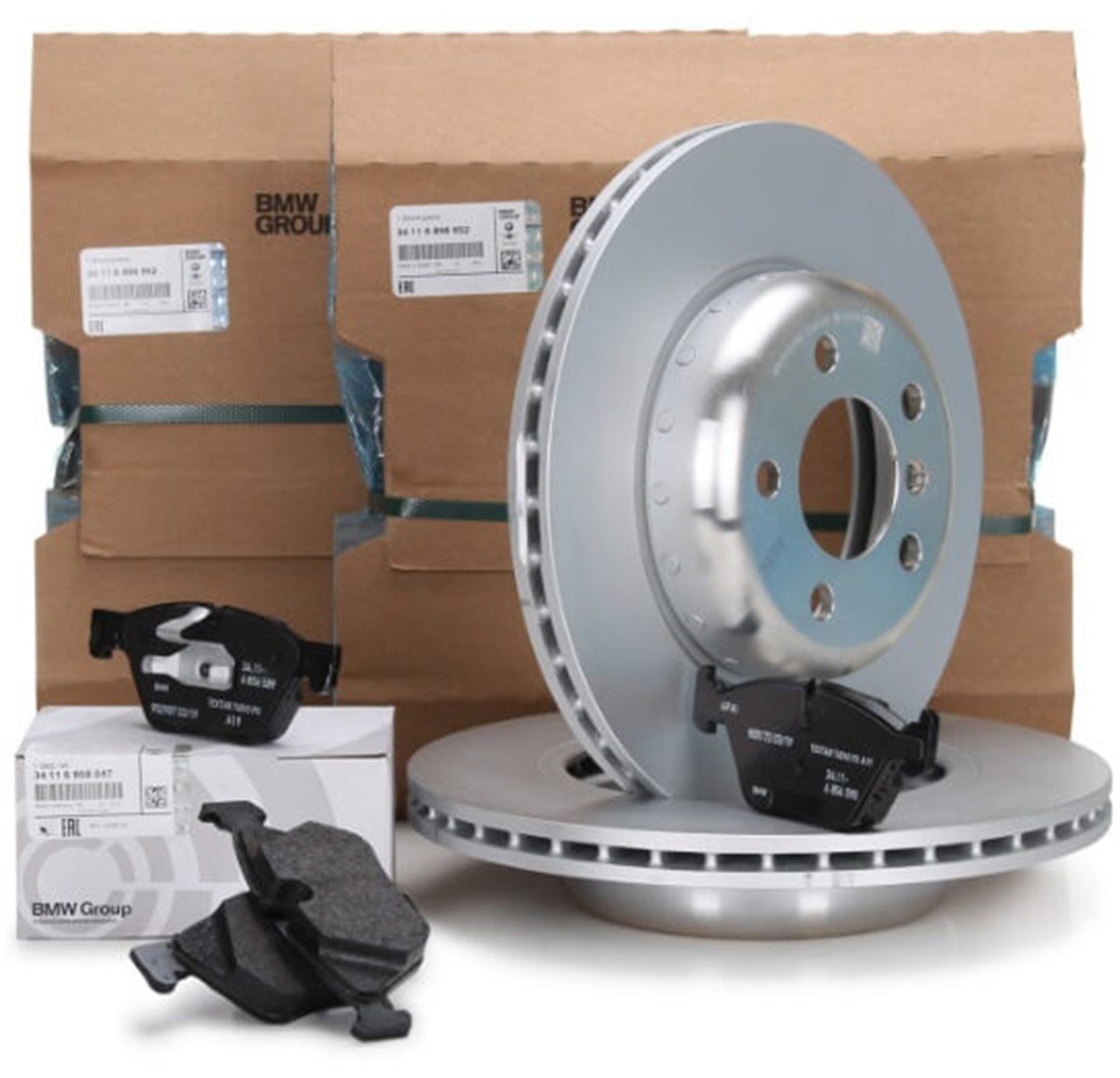 Bmw 5 Serisi F10 Kasa 520d Ön Fren Disk Ve Balata Takımı Orjinal 34116896652-34116858047-34356791958