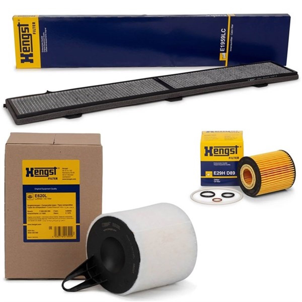 Bmw E87 Kasa 118i Periyodik Bakım Filtre Seti Hengst Marka