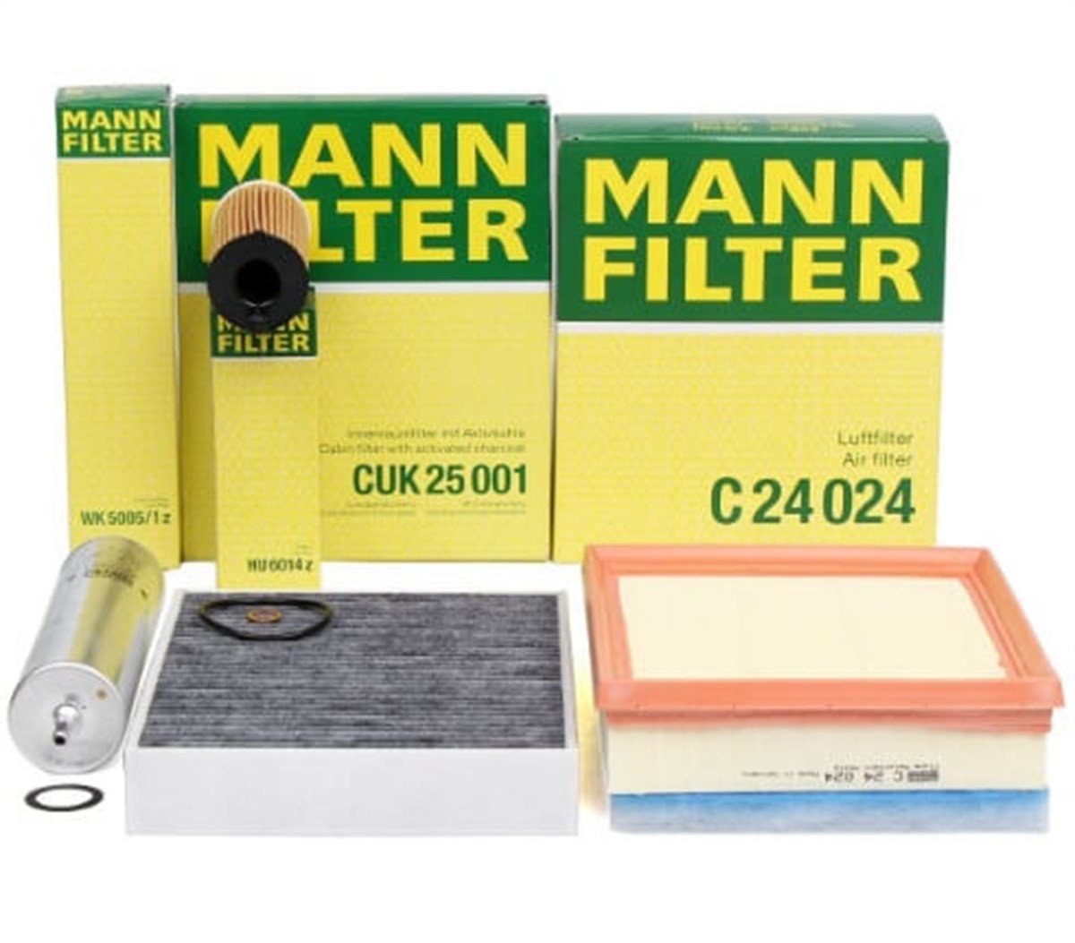 Bmw F20 Kasa 116d 2015 Sonrası Periyodik Bakım Filtre Seti Mann Marka 11428575211-13718511668-64119237555-13328511053