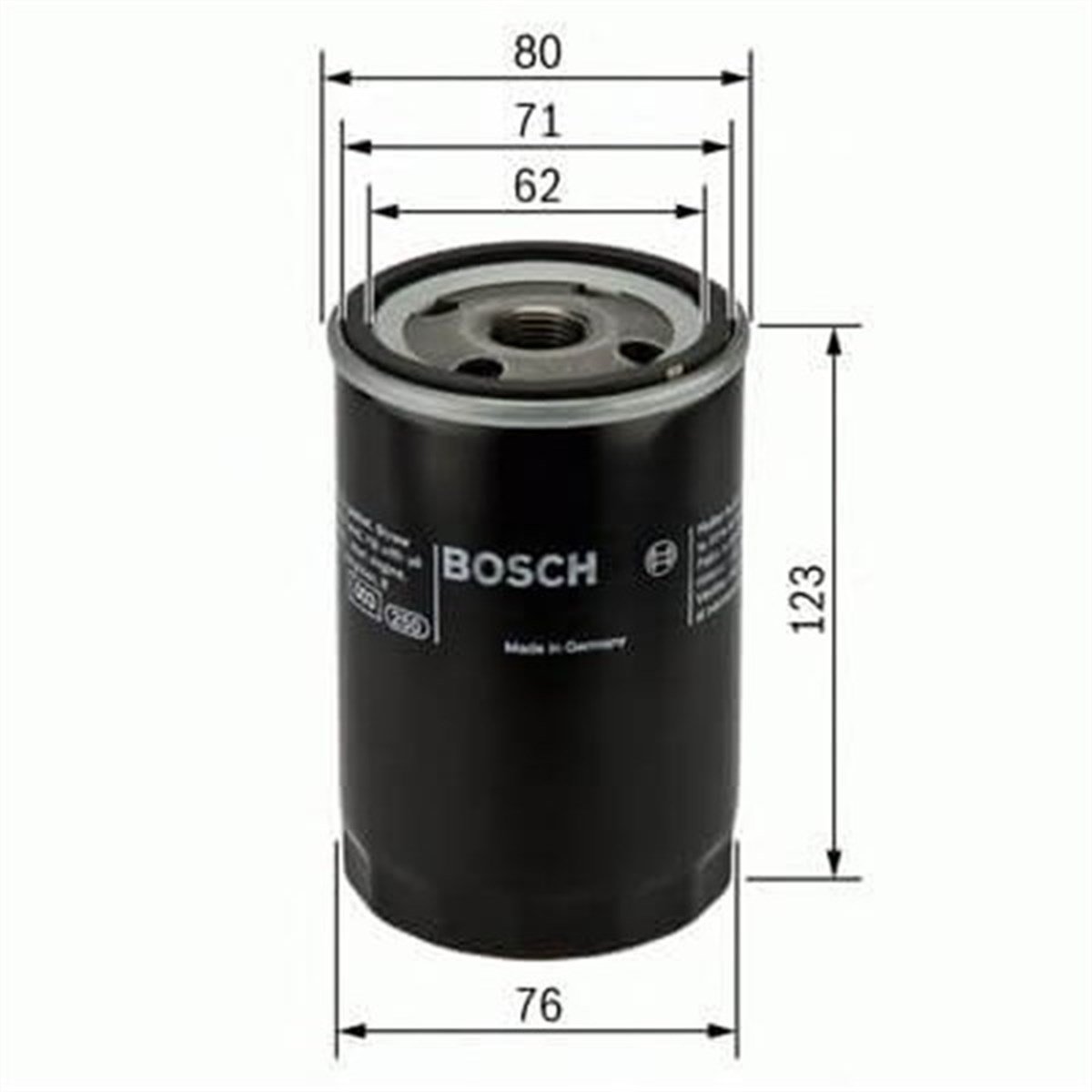 Bora 1.6 (AKL-BFQ) Yağ Filtresi Bosch 