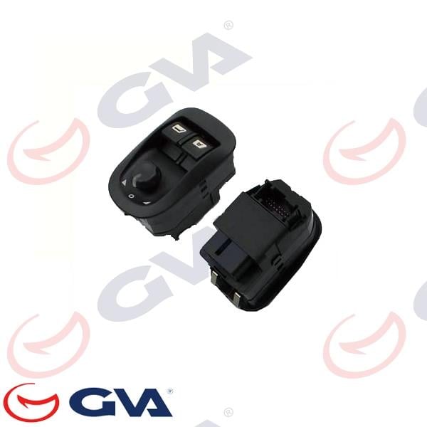 GVACam Açma Anahtarı Sol Peugeot 206-Partner 98-07 Çiftli-Çerçeveli - Ayna AyarlıGVA 8043005
