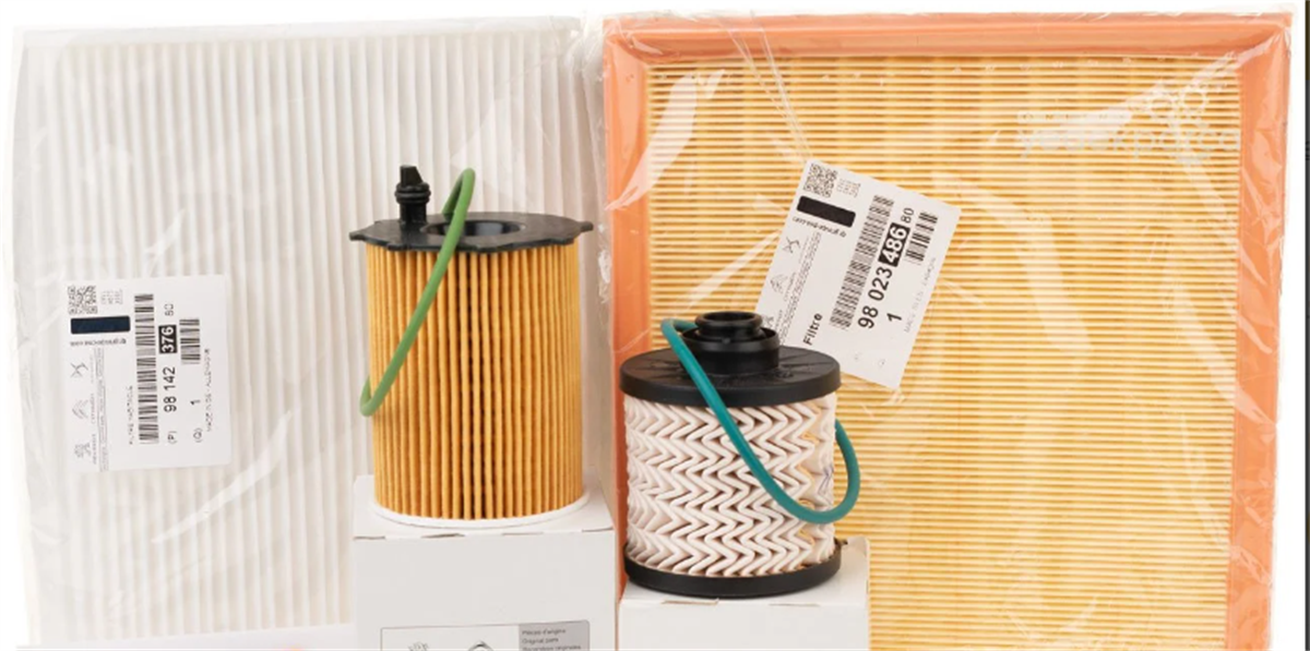 Citroen C-Elyse 1.6 Bluehdi Periyodik Yağ Bakım Filtre Seti 1610693780-9801366680-9802348680-9678792080