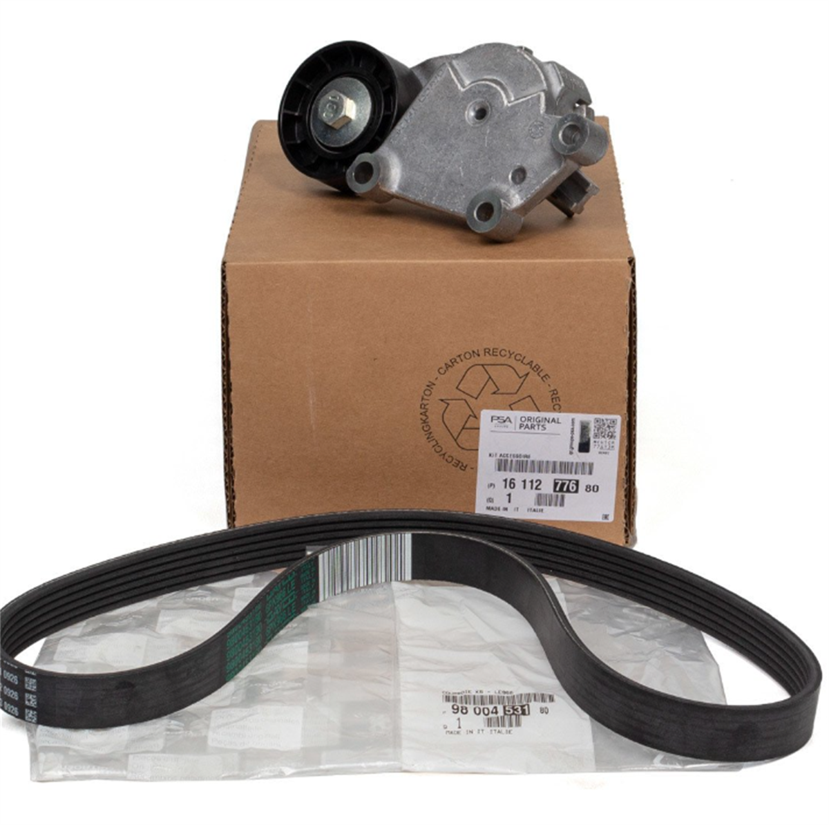 Citroen C-Elyse 1.6 Hdi Euro 5 V Kayış Seti Gergi Kütüğü Ve V Kayışı Psa Marka 1611277680