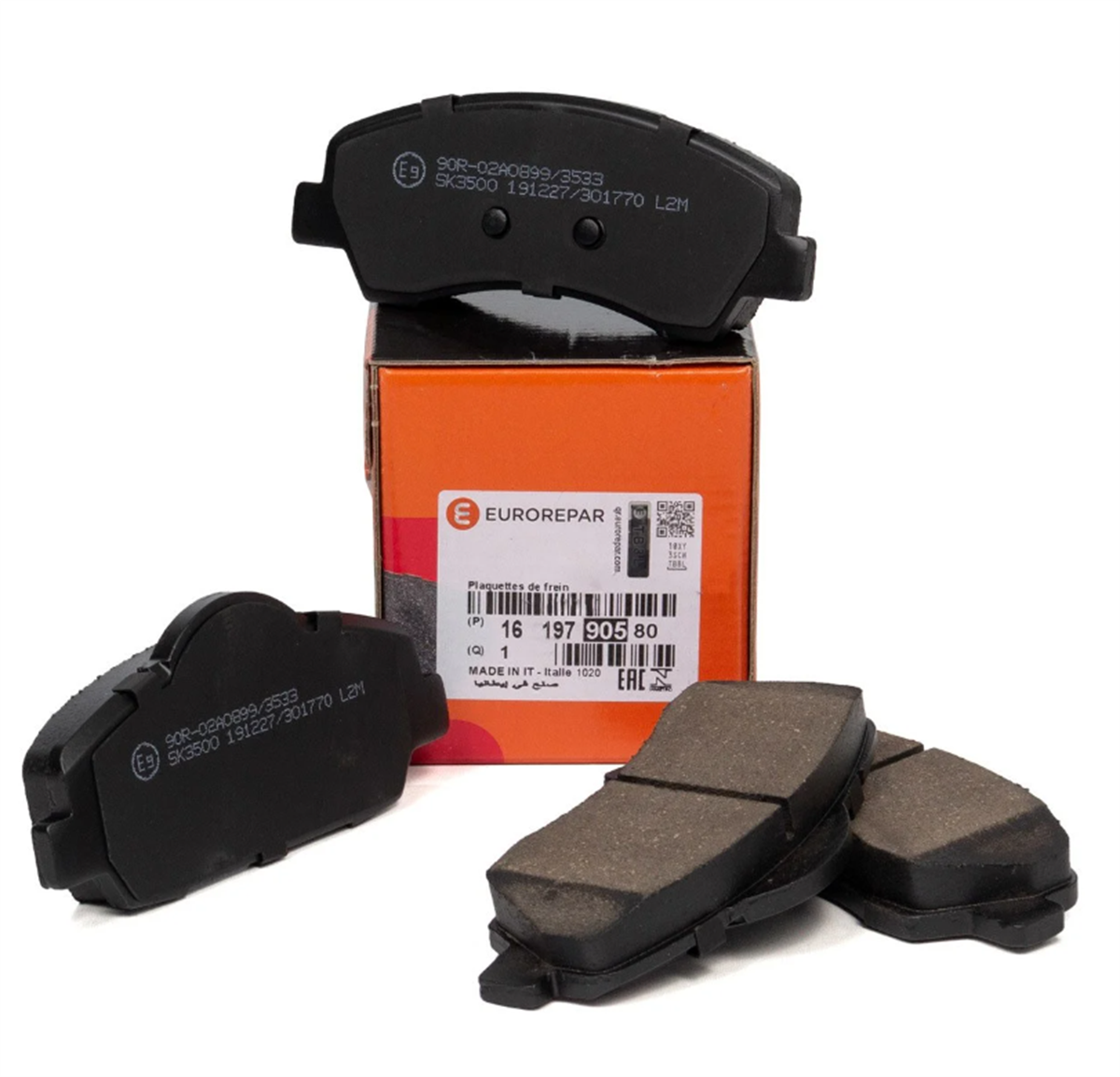 Citroen C-Elysee 1.2 Benzinli Ön Fren Balata Takımı Eurorepar Marka 1619790580