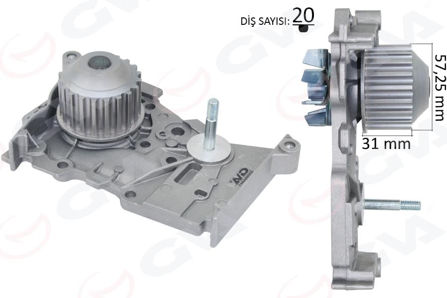 GVADevirdaim Renault Clıo Iı 98 Clıo Iıı 05 Fluence 10 Kangoo 97 Laguna I 97 Laguna Iı 01 05 Megane I-Iı-Iıı Scenıc I-Iı-Iı Symbol Iı 08 Dokker 12 Sandero 08 1.4 1.6GVA 5214310