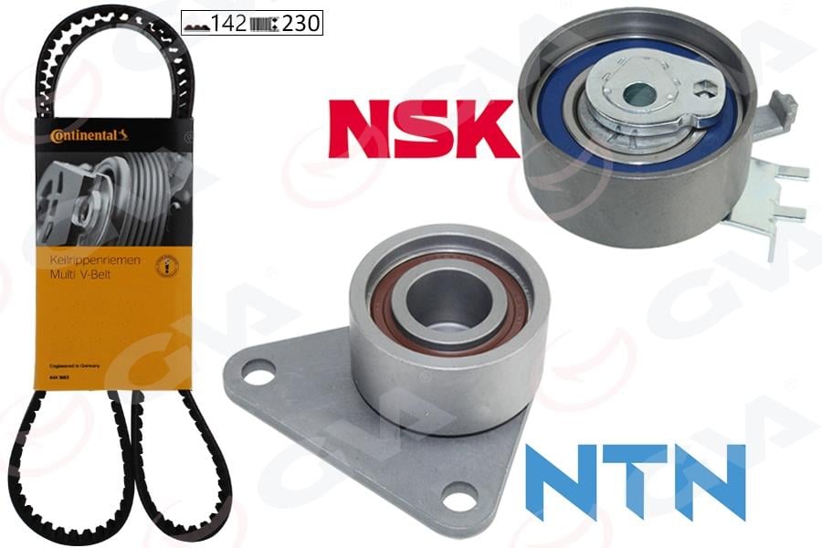 GVAEksantrik Gergi Kiti 142X230 Laguna 2.0 16V 95-01 -Safrane Iı 2.0 96-00 -Volvo S40 99-04 K015509xsGVA 59T1810C