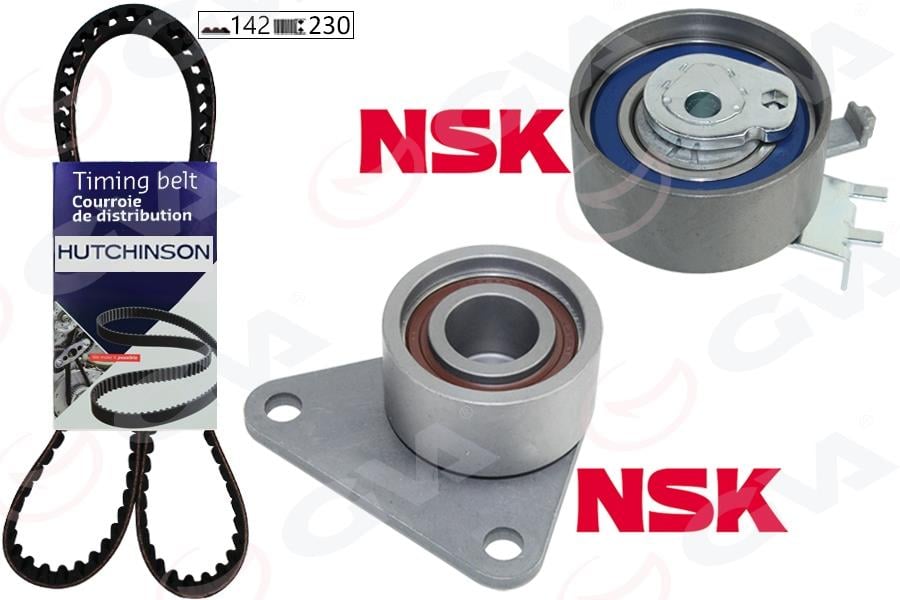 GVAEksantrik Gergi Kiti 142X230 Laguna 2.0 16V 95-01 -Safrane Iı 2.0 96-00 -Volvo S40 99-04 K015509xsGVA 59T1810H