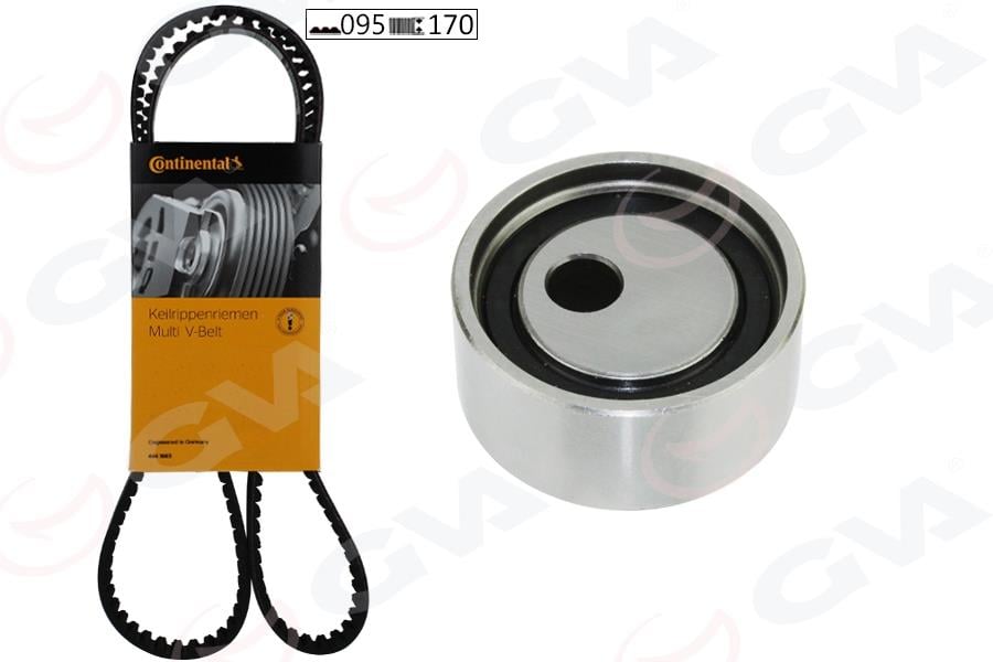 GVAEksantrik Gergi Kiti Renault Clıo I 90 98 R19 88 95 Megane I 96 99 095X170 1.2-1.4-1.6GVA 59T1411C