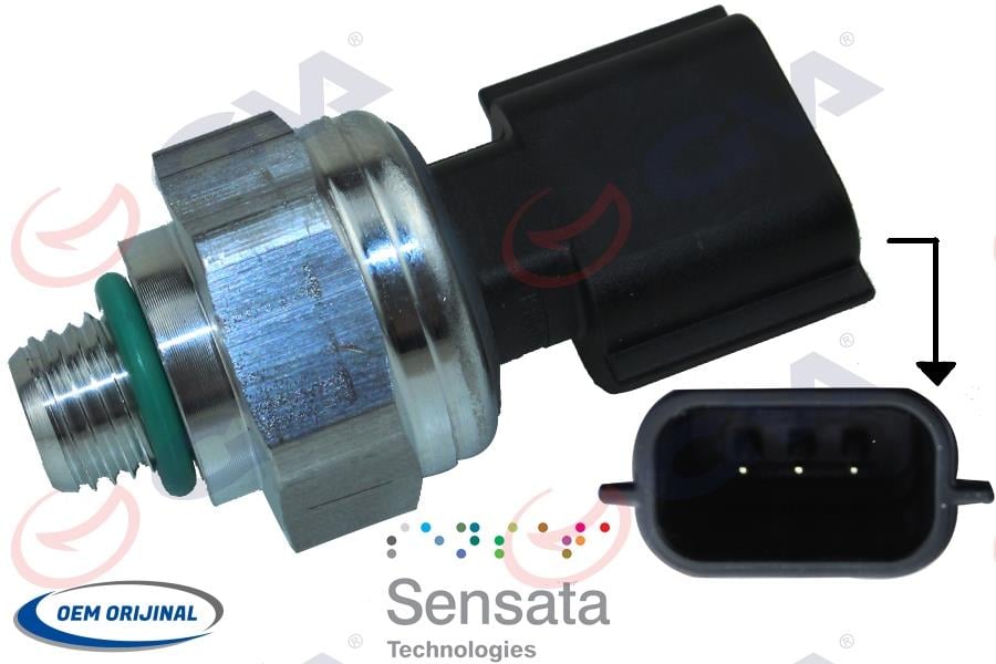 GVAKlima Basınç Müşürü 3 Fiş Clıo 4 12- Master 10- Megane 09- Duster 10-GVA 5314115