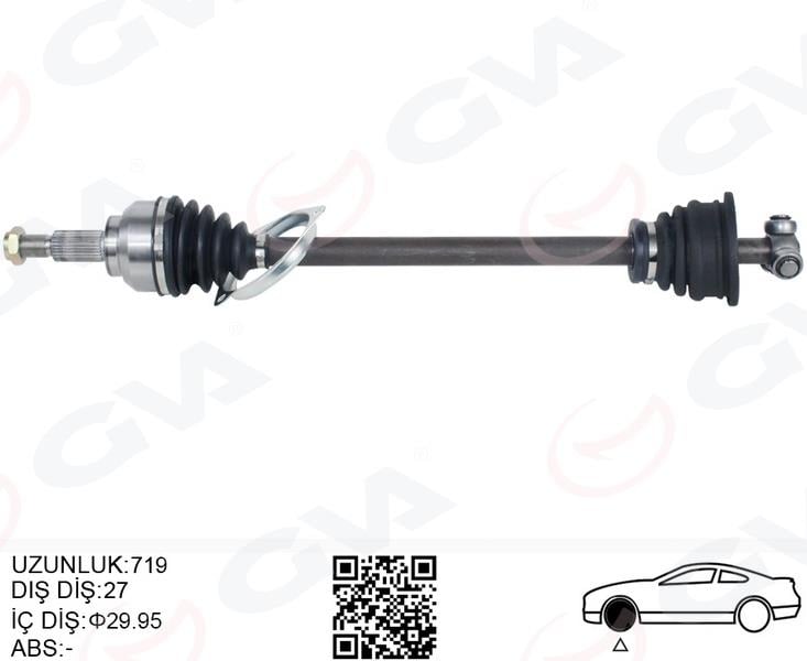 GVAKomple Aks Sol On Renault Laguna Iı Bg0/1 1.6İ 16V M-T Jh3 01-07GVA 4419045