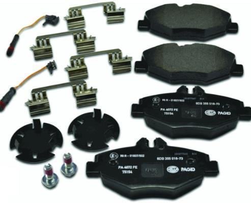 TEXTARMercedes W211 Kasa E200 Kompressor Ön Fren Balata Takım Textar Marka A0044208720A0044208720