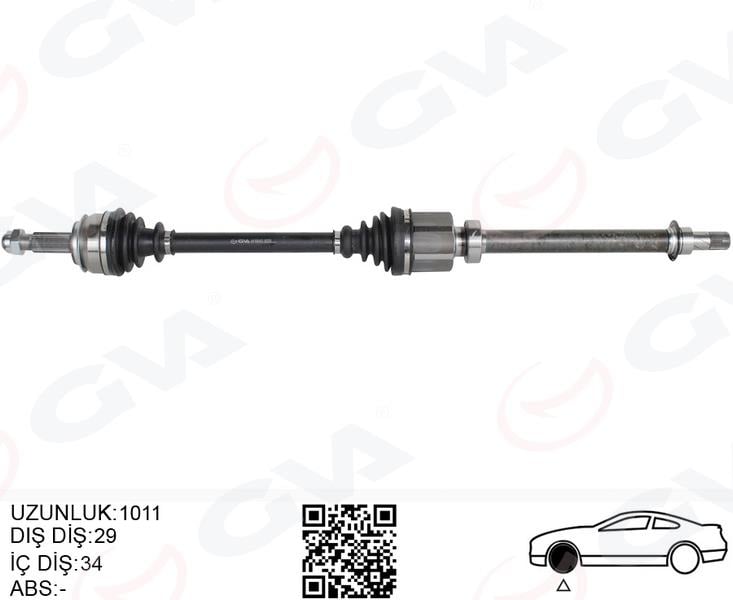 GVAÖn Aks Sağ Renault Kadjar 1.5 Dcı A-T 15-GVA 4419042