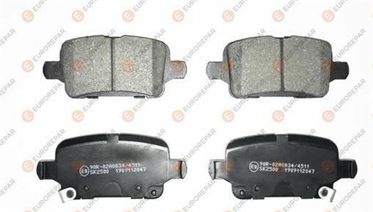Opel Astra K Arka Fren Balata Takımı Eurorepar Marka 39037199
