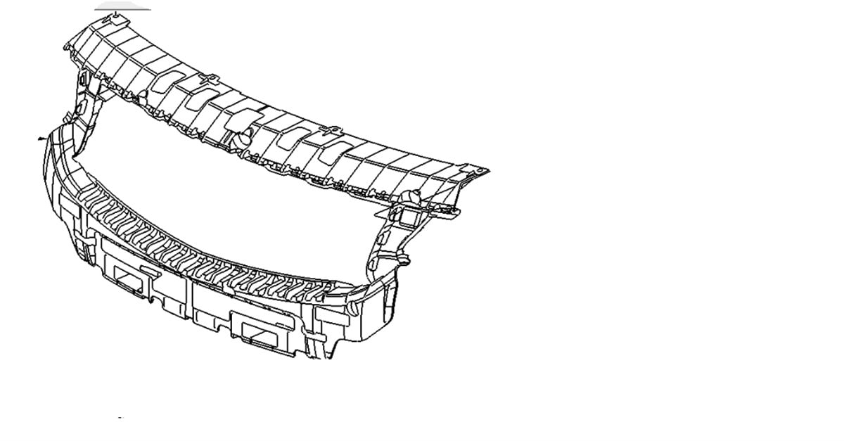 Opel Astra K Üst Panjur İç bakaliti  Orjinal Gm