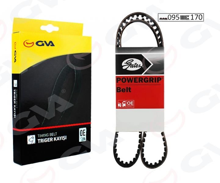 GVATriger Kayışı 095X170 Megane I 96 Clıo 91 98 Kangoo 97 1.2 1.4 1.6GVA 58095170
