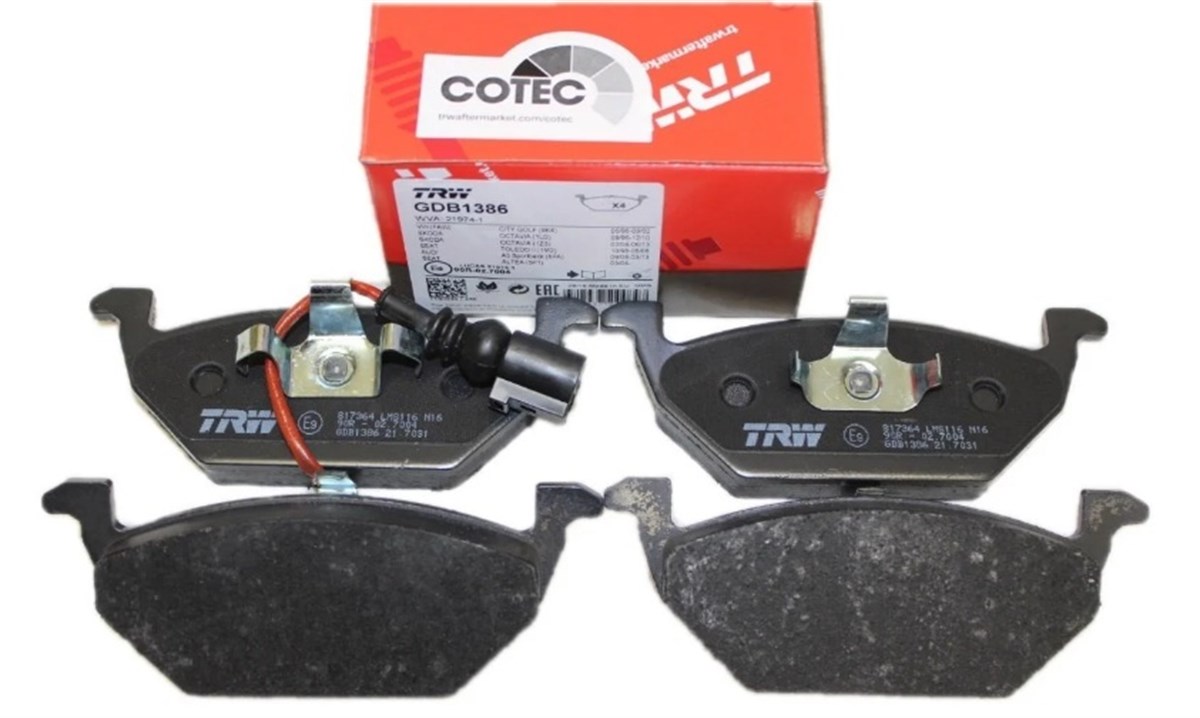 Volkswagen Jetta 2011 - 2014 Model Arası Ön Fren Balata Takımı Trw Marka 1J0698151G