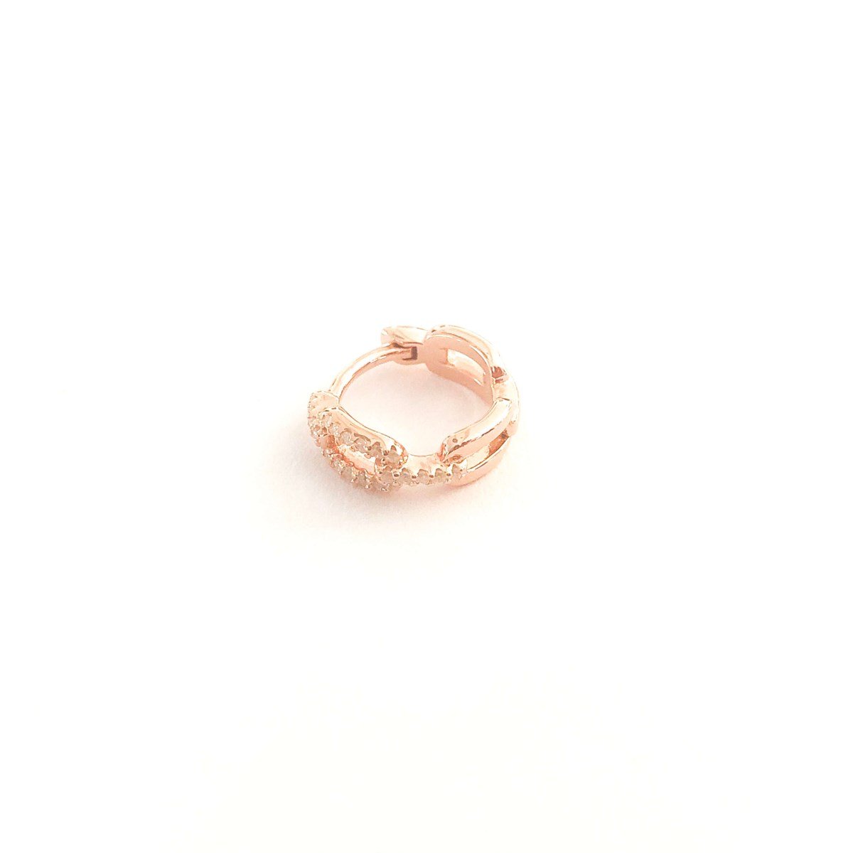 1,2 cm Halka Zincir İthal Küpe