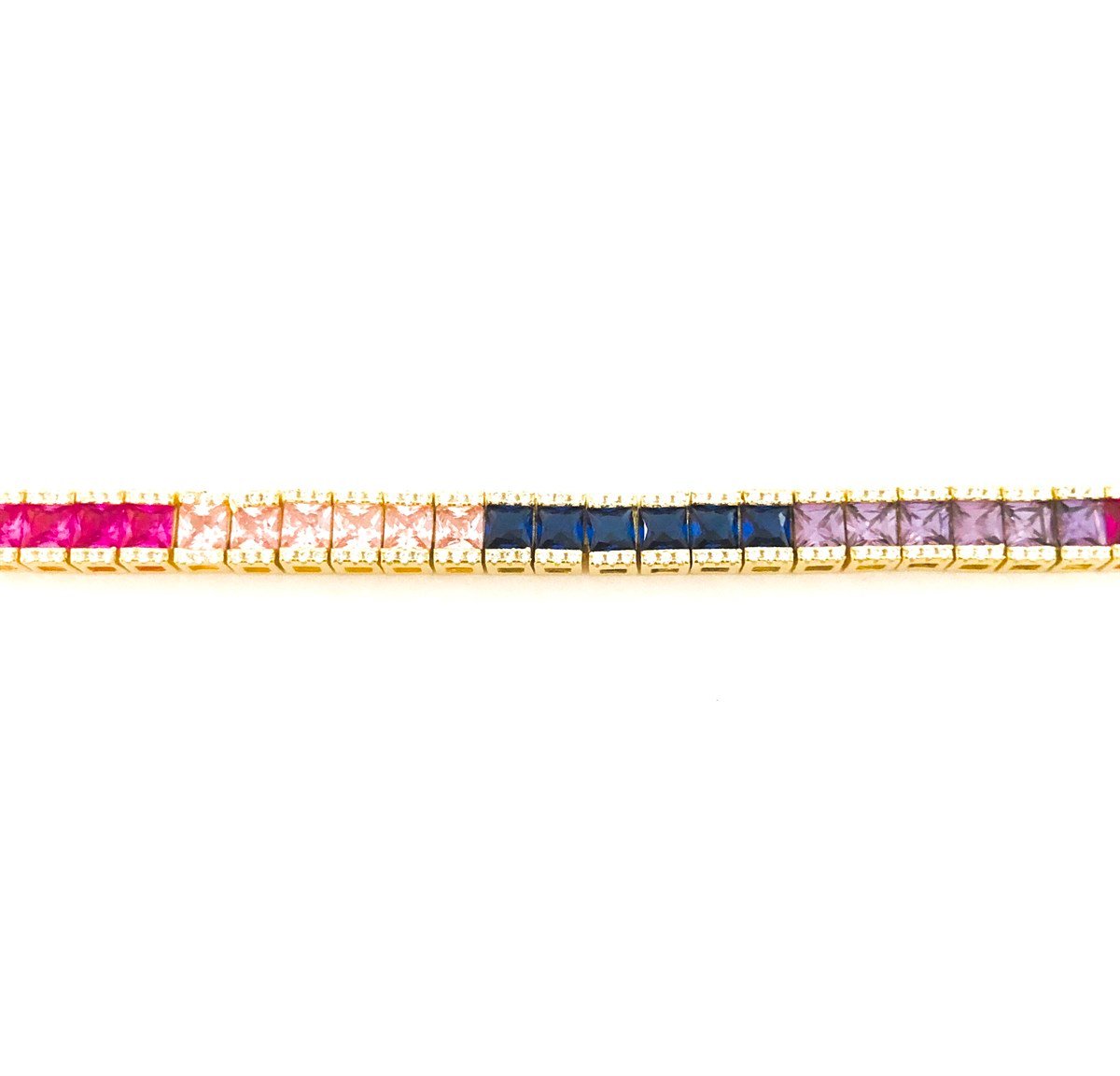 Baget Taş Multicolor Suyolu İthal Bileklik
