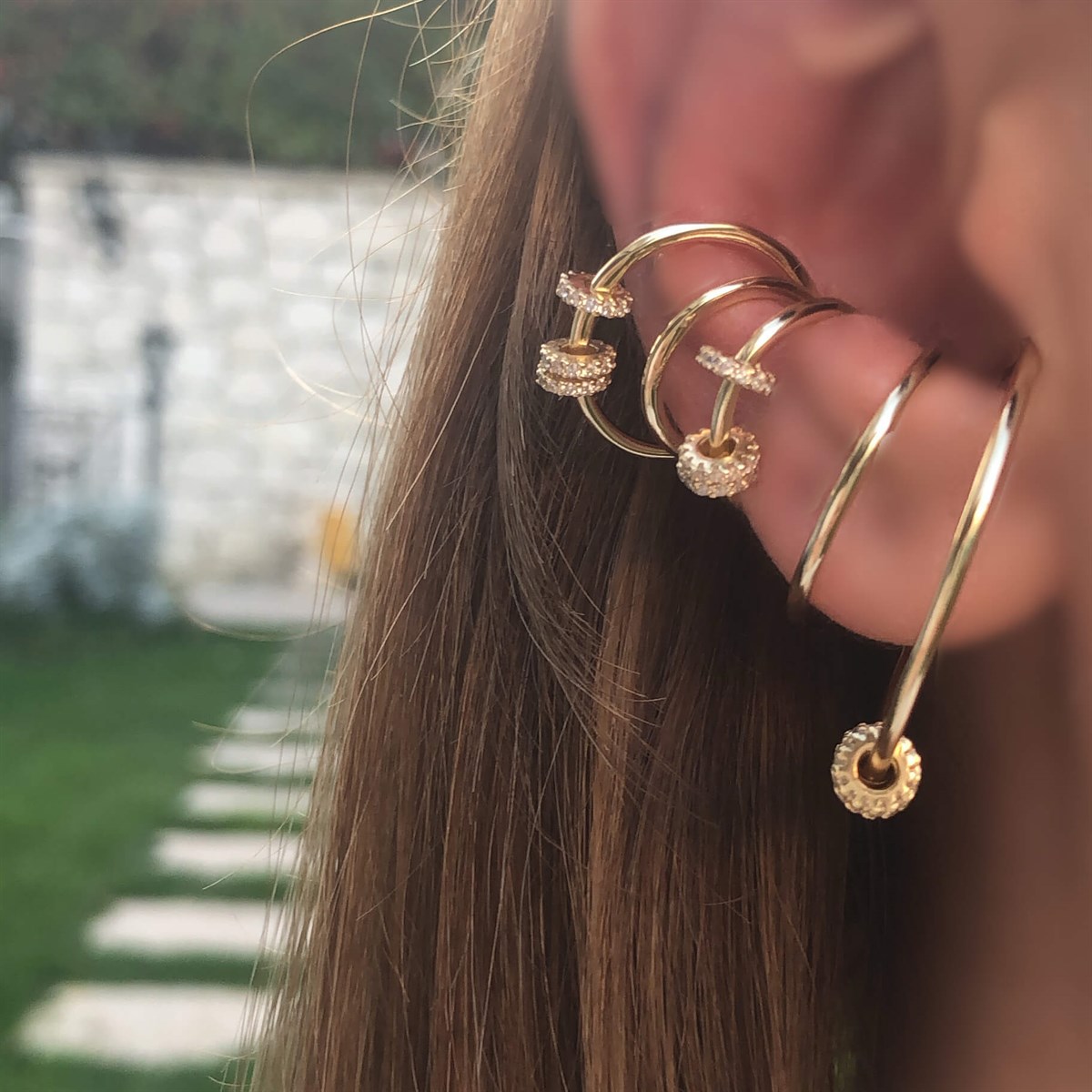 Ear Cuff 5'li İthal 
