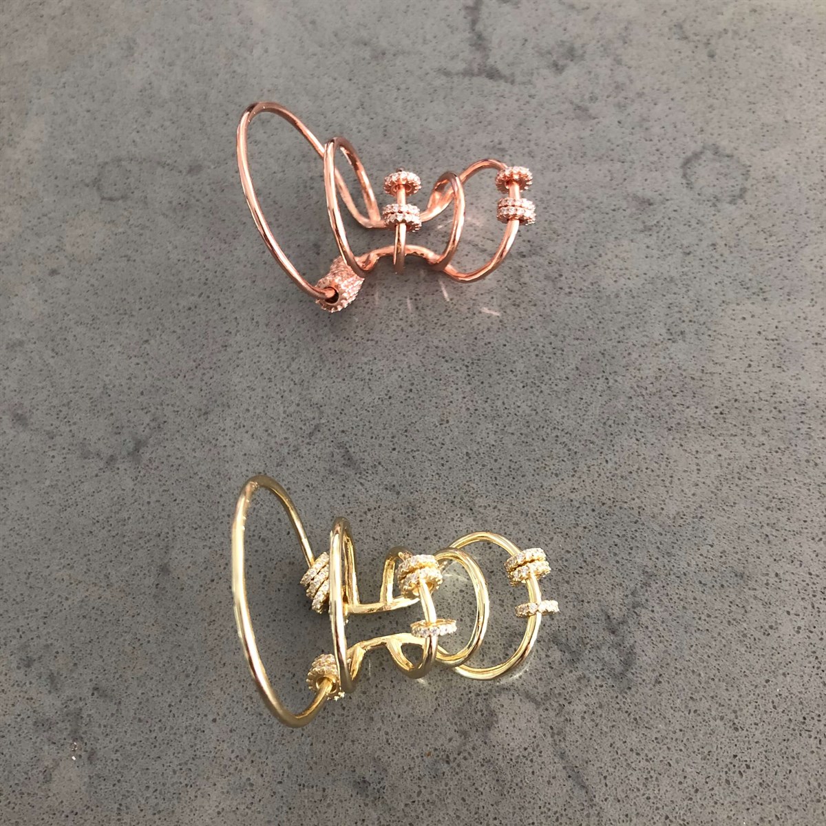 Ear Cuff 5'li İthal 