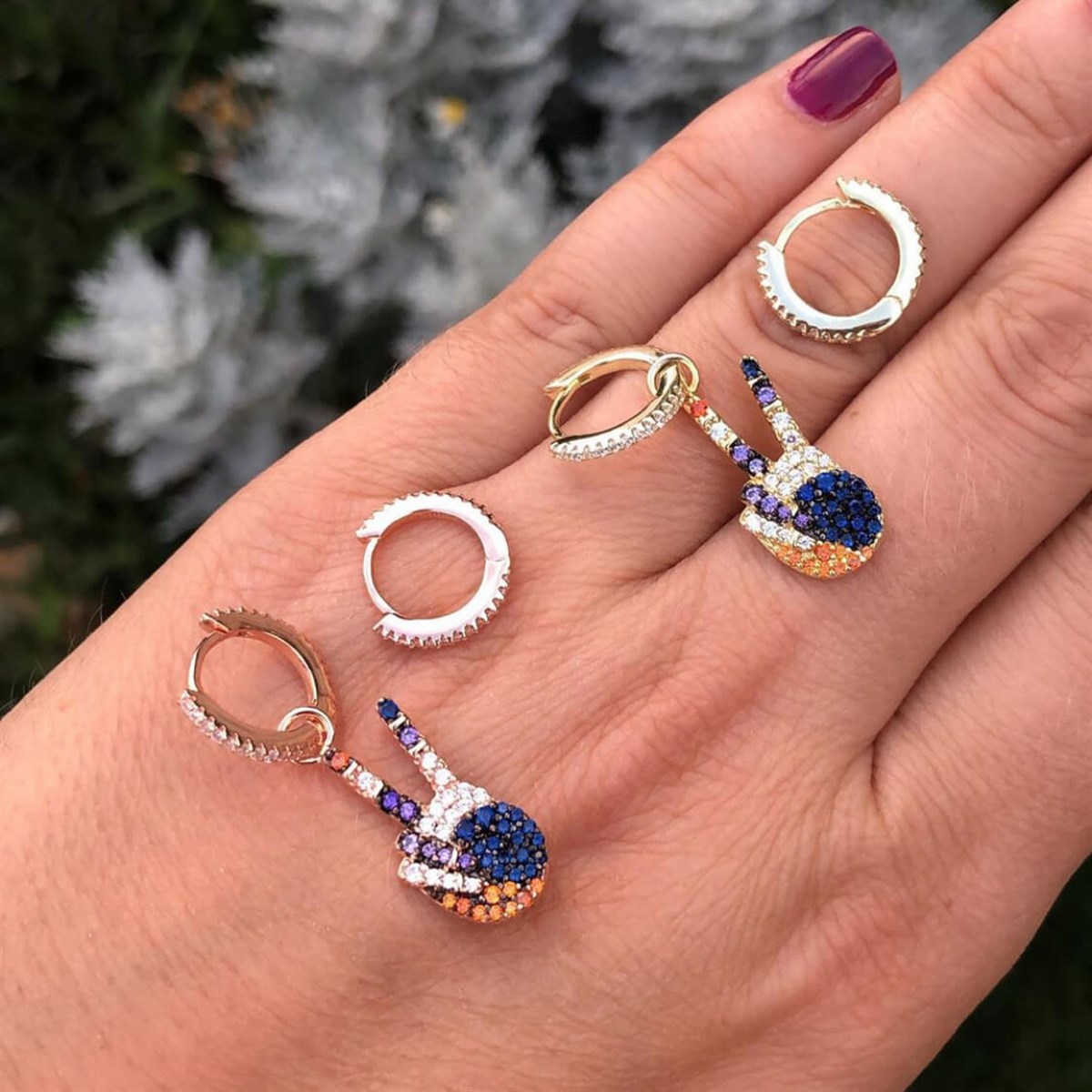 El Figür İthal Küpe