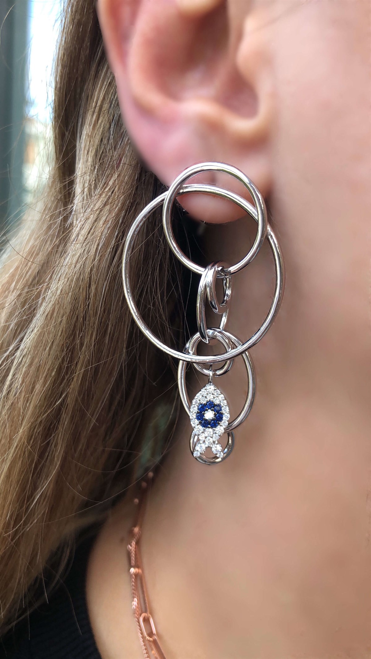 İthal Balık Figürlü Küpe