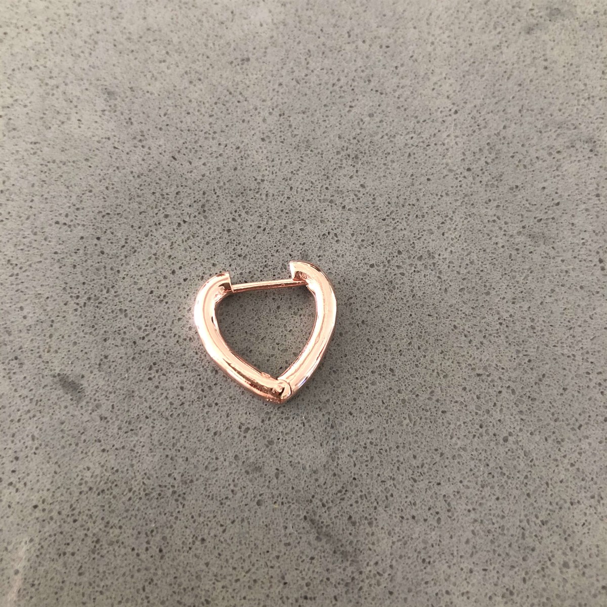 Mini Kalp İthal Küpe 