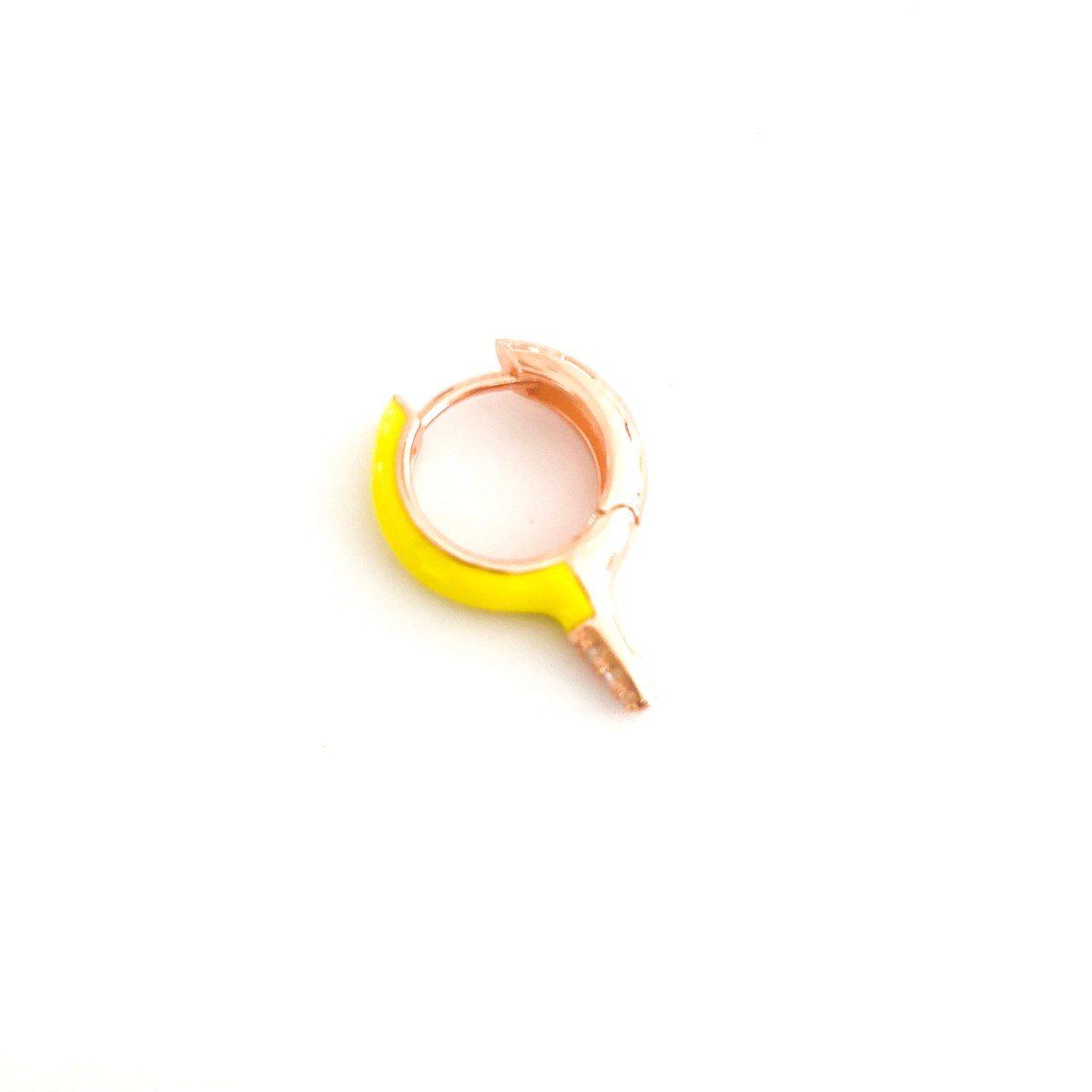 Neon Limon Çiçeği Küçük Boy İthal Küpe