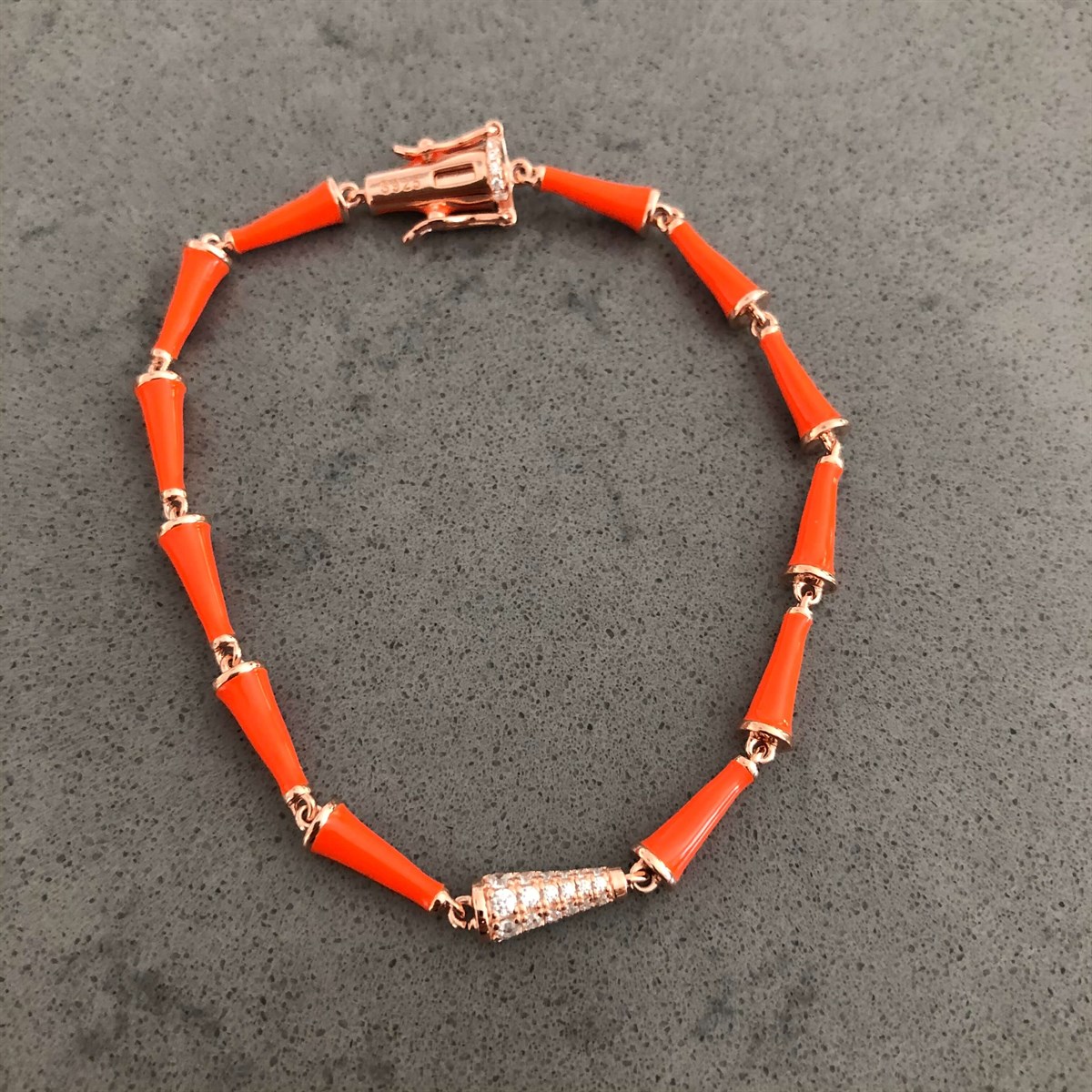 Neon Oranj İthal Bileklik