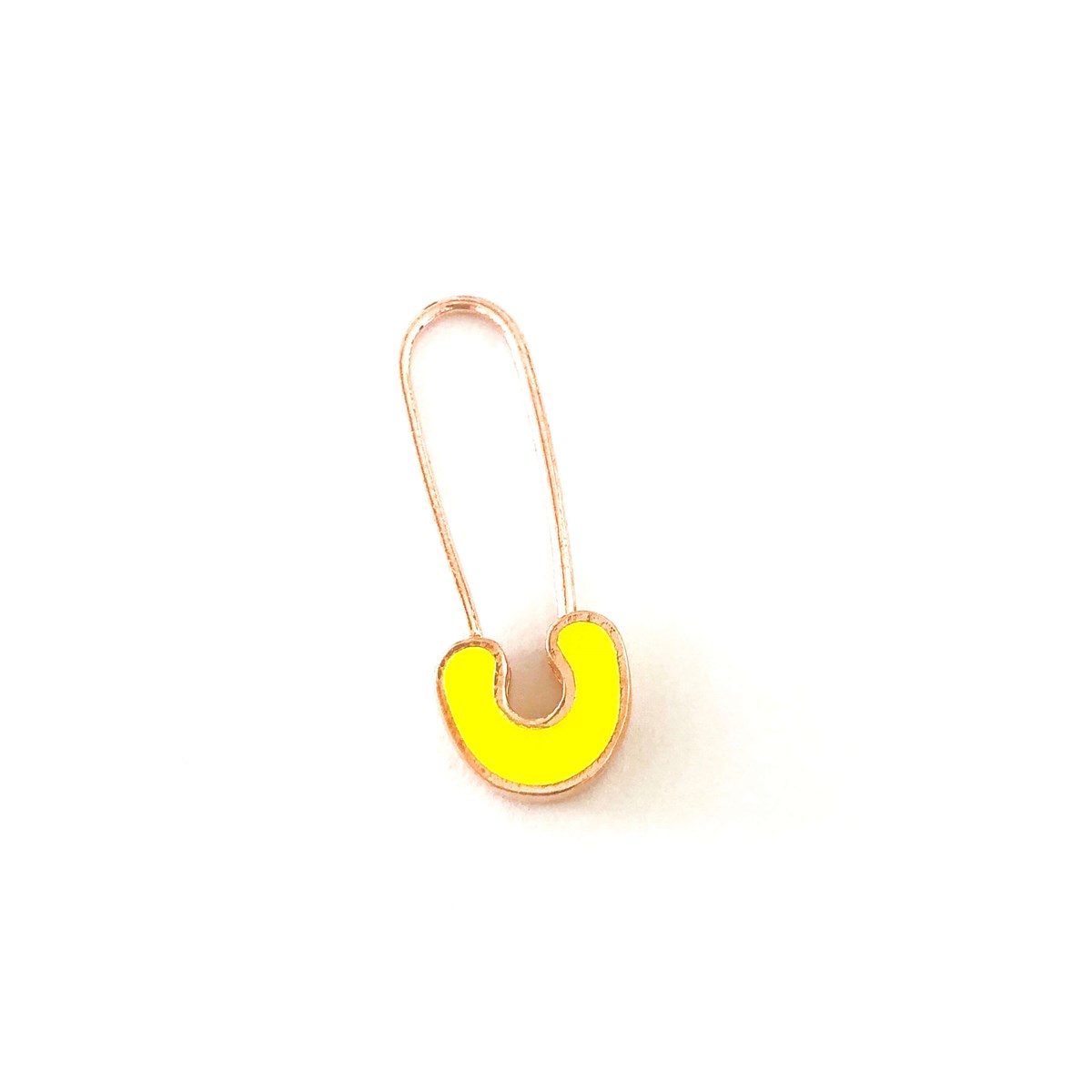 Neon Sarı Firkete Küpe