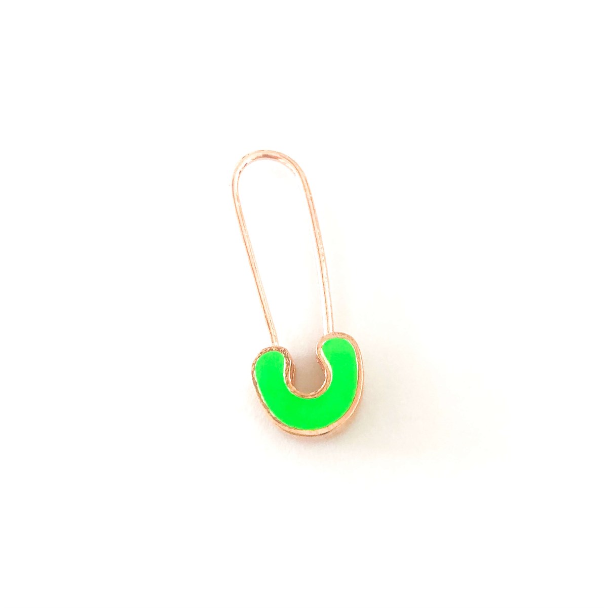 Neon Yeşil Firkete Küpe