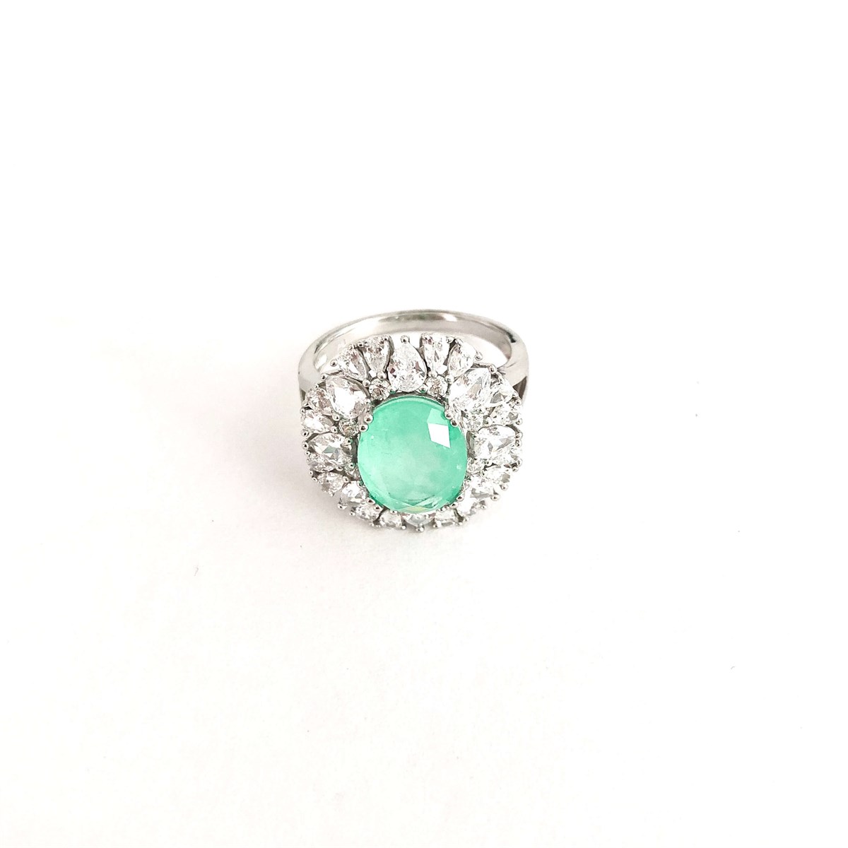 Paraiba Tourmaline Taş İthal Yüzük