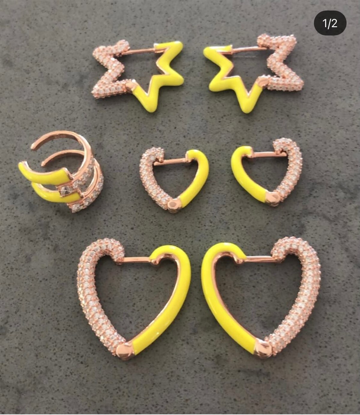 Pembe Kalp Küçük Boy İthal Küpe