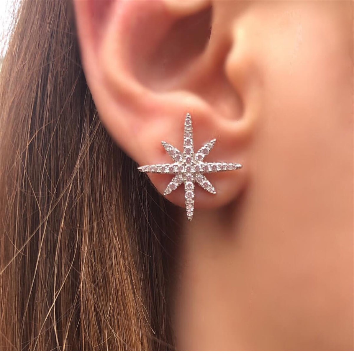 Yıldız Figür İthal Küpe