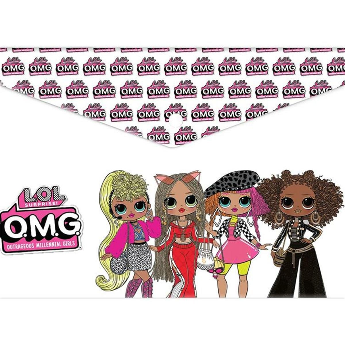 L.O.L. Omg A4 Çıtçıtlı Dosya (Plastik)